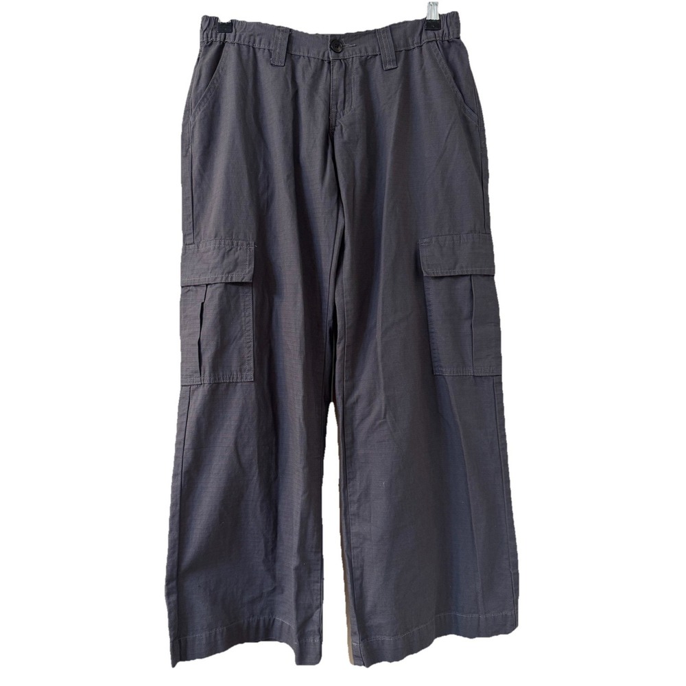 J Galt Shanghai‎ Women's Ripstop Pants S Cargo Baggy Low Rise Wide Leg Gorpcore